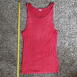 SOLD Vintage McGregor Athletic Tank Top Red XL Single Stitch